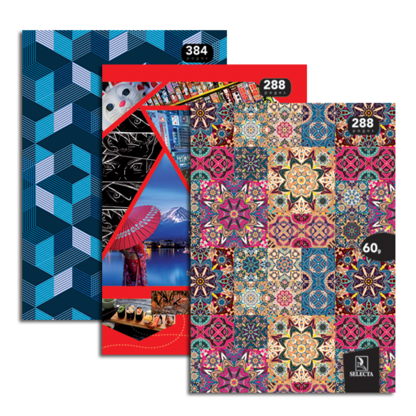 Cahier Piqûre A4 10/10 140p Selecta.