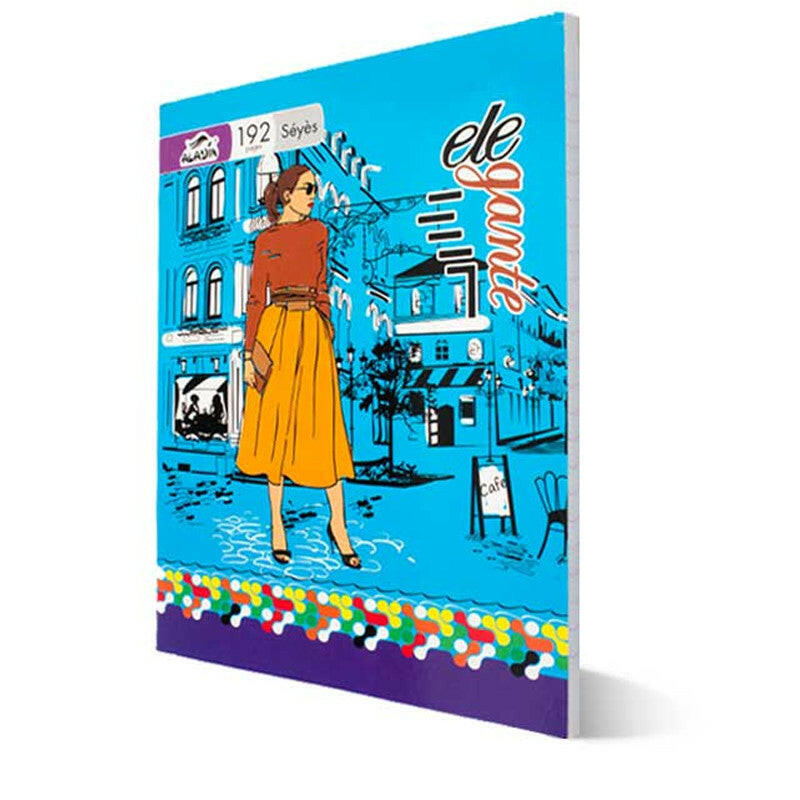 Carnet Broché Aladin – 192 Pages – 11x17 cm – Grille 5x5.