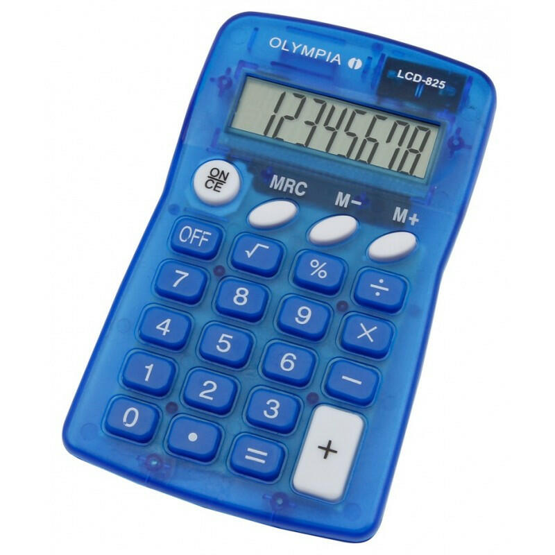 CALCULATRICE DE POCHE OLYMPIA 8CHIF REF LCD825.