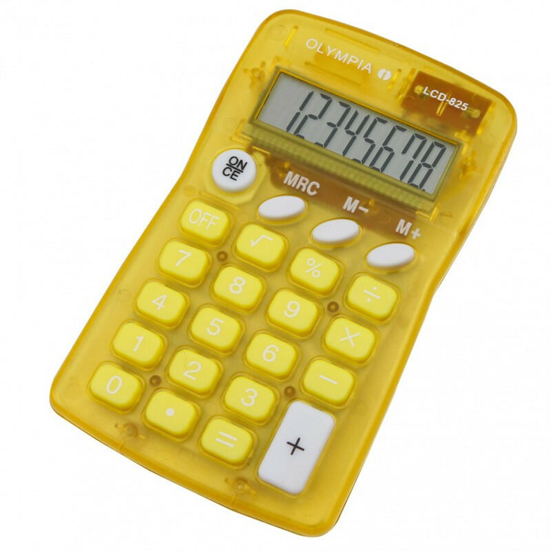 CALCULATRICE DE POCHE 8 CHIF LCD825 OLYMPIA.