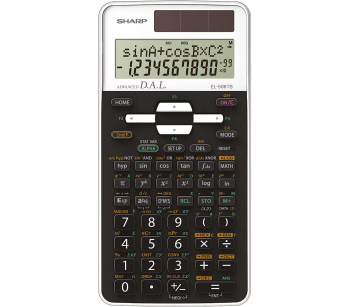 CALCULATRIVE SCIENTIFIQUE SHARP EL-506TS-WH 470FCT