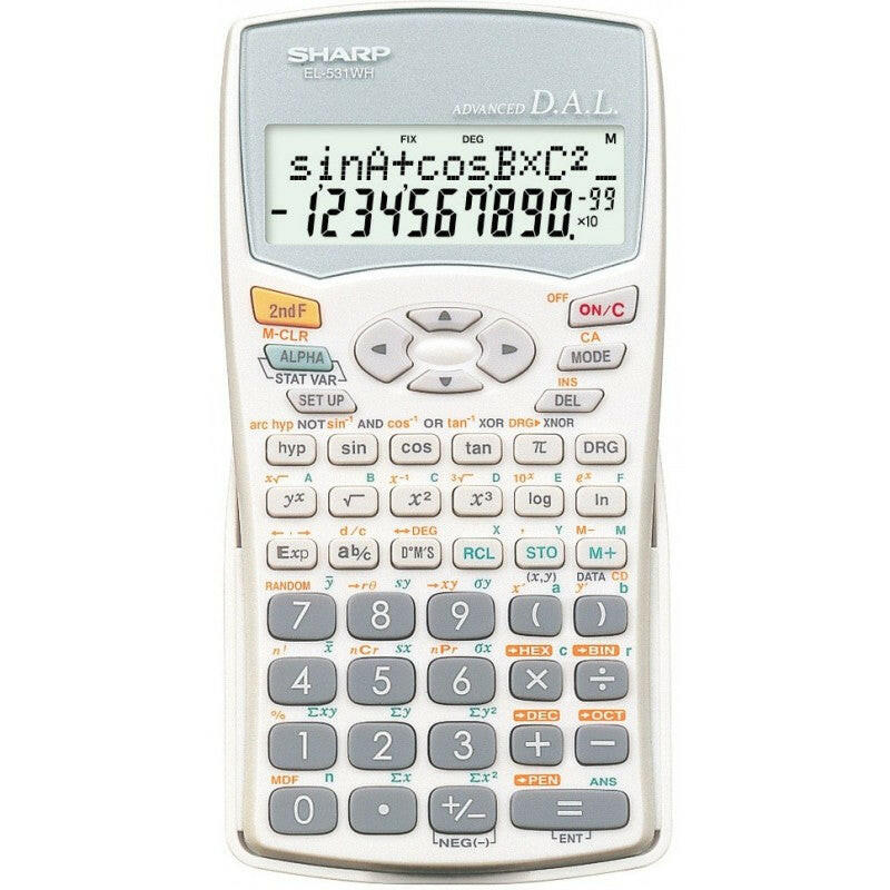 CALCULATRICE SCIENTIFIQUE SHARP 531WH.