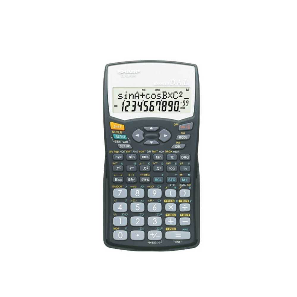 CALCULATRICE SCIENTIFIQUE SHARP EL506 WBK