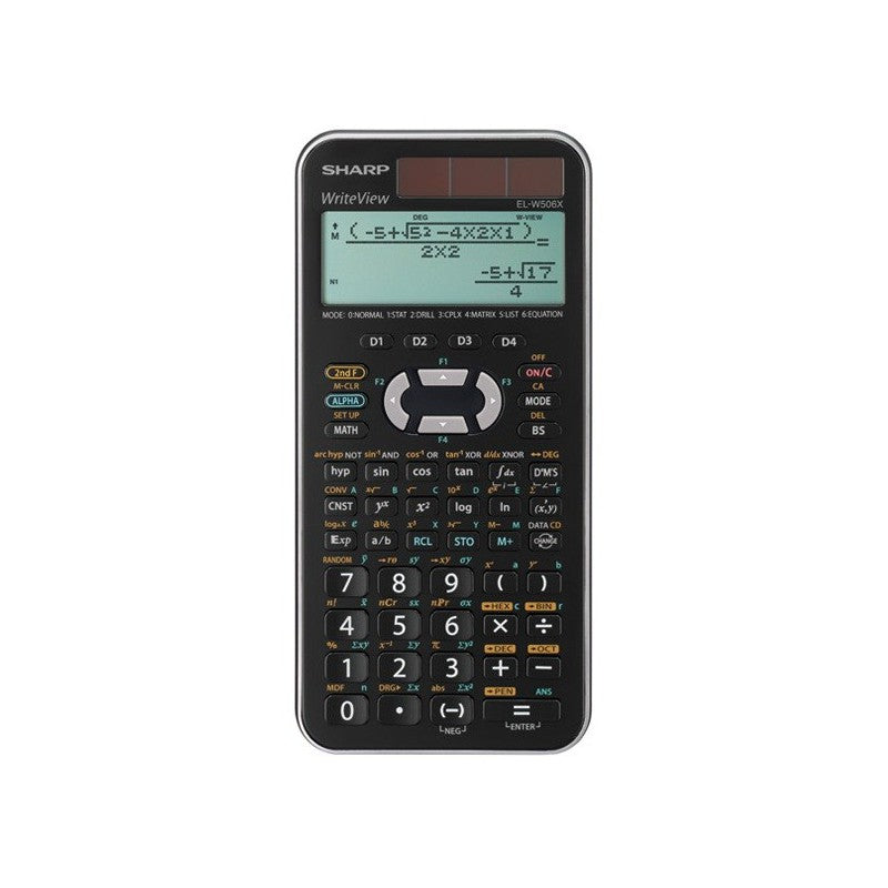 CALCULATRICE SCIENTIFIQUE SHARP EL-W506X-SL