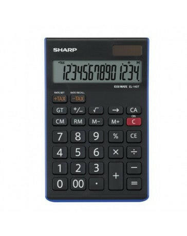 CALCULATRICE DE BUREAU SHARP EL-145T-BL.