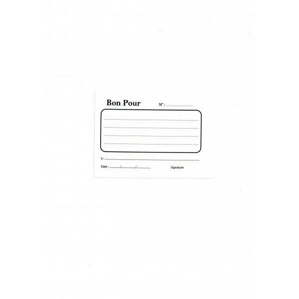 CARNET RAZEN BON DE RECU.