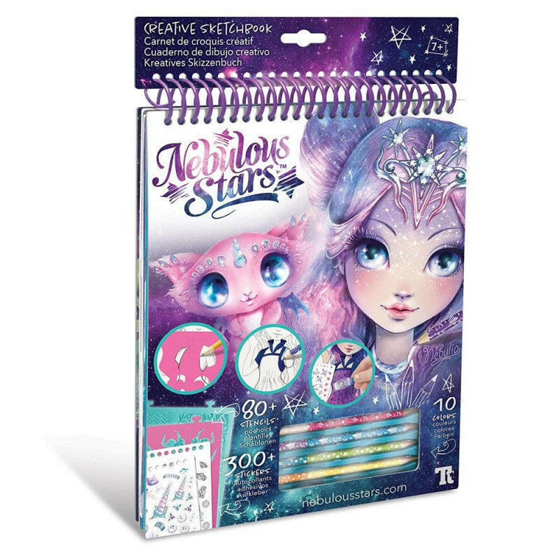 Carnet De Croquis Créatif, Nebulia - Nebulous Stars.