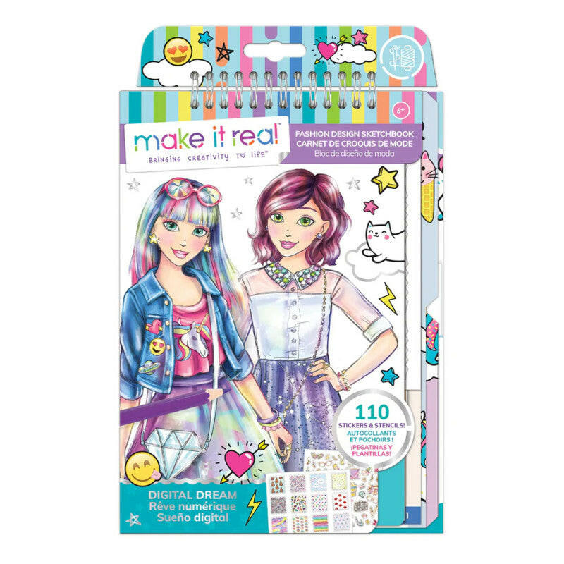 Carnet de Croquis de Mode, Rêve Numérique - Make It Real.