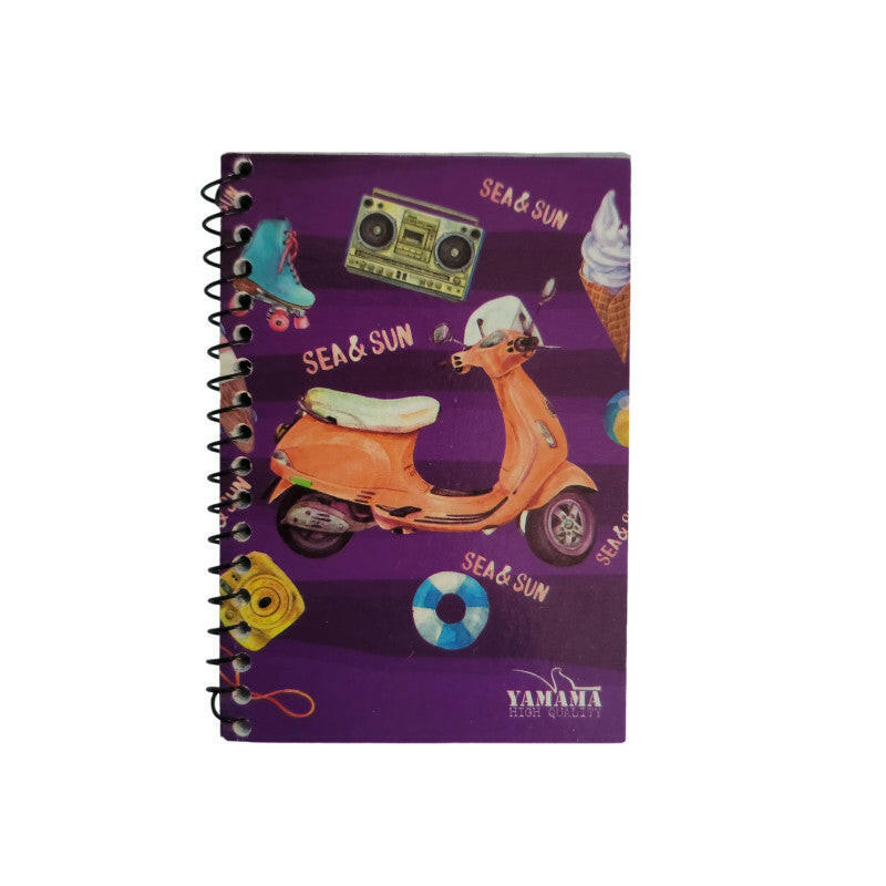Carnet Spirale Aladin – 11x17 cm – 96 Pages.