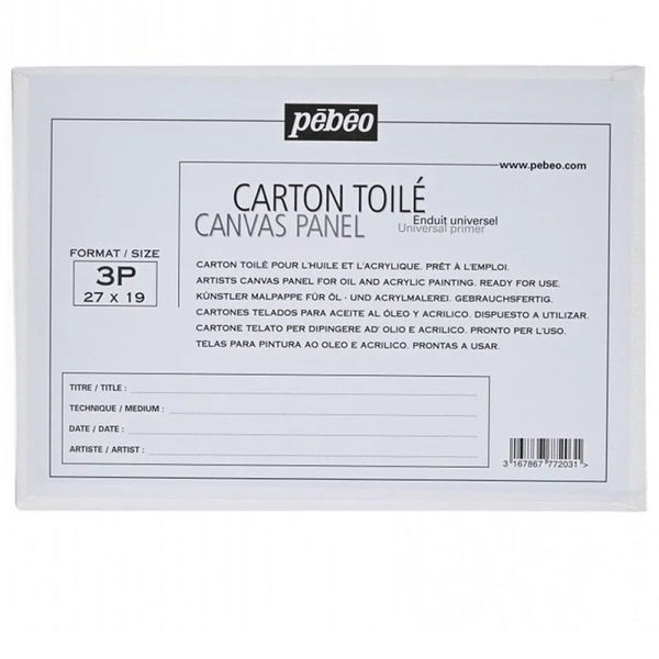 Carton Toilé Enduit Universel Paysage 3, 27x19 cm - Pébéo.