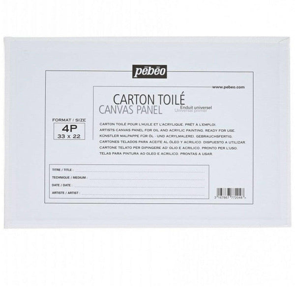 Carton Toilé Enduit Universel Paysage 4, 33x22 cm - Pébéo.