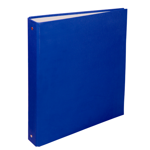 CLASSEUR RIGIDE 4 ANNEAUX DOS 40 MM ESSENTIAL BLEU PURPLE.