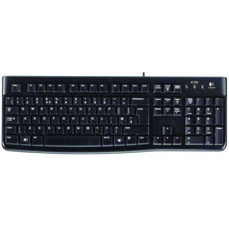 CLAVIER FILAIRE LOGITECH USB-NOIR K120.