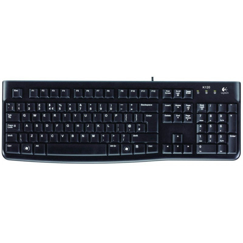 CLAVIER FILAIRE LOGITECH USB-NOIR K120