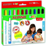 Alpino Baby Coffret de 12 Feutres Super Lavables.
