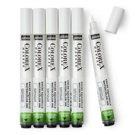 Coffret Colorex Marker - 6 Feutres Vides.