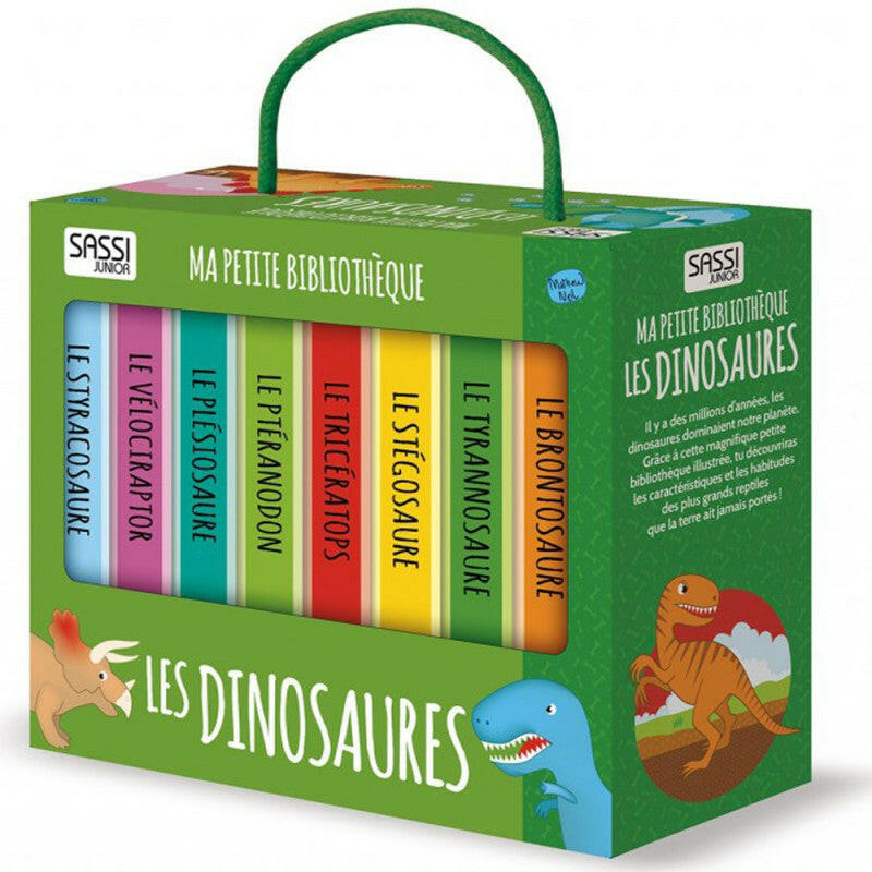 Coffret Ma Petite Bibliothèque - Les Dinosaures.