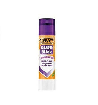 COLLE STICK BIC COLOURED 8G.
