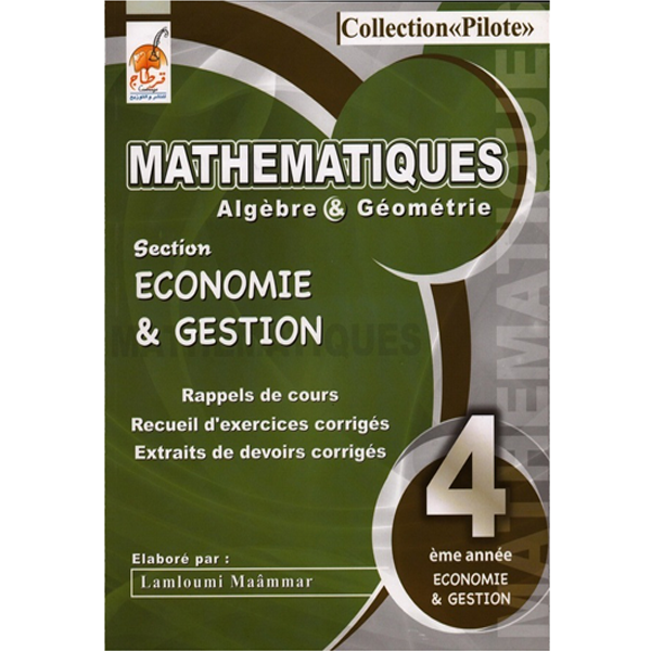 SEC PILOTE MATHEMATIQUE SC.ECO GLOBAL 4E.