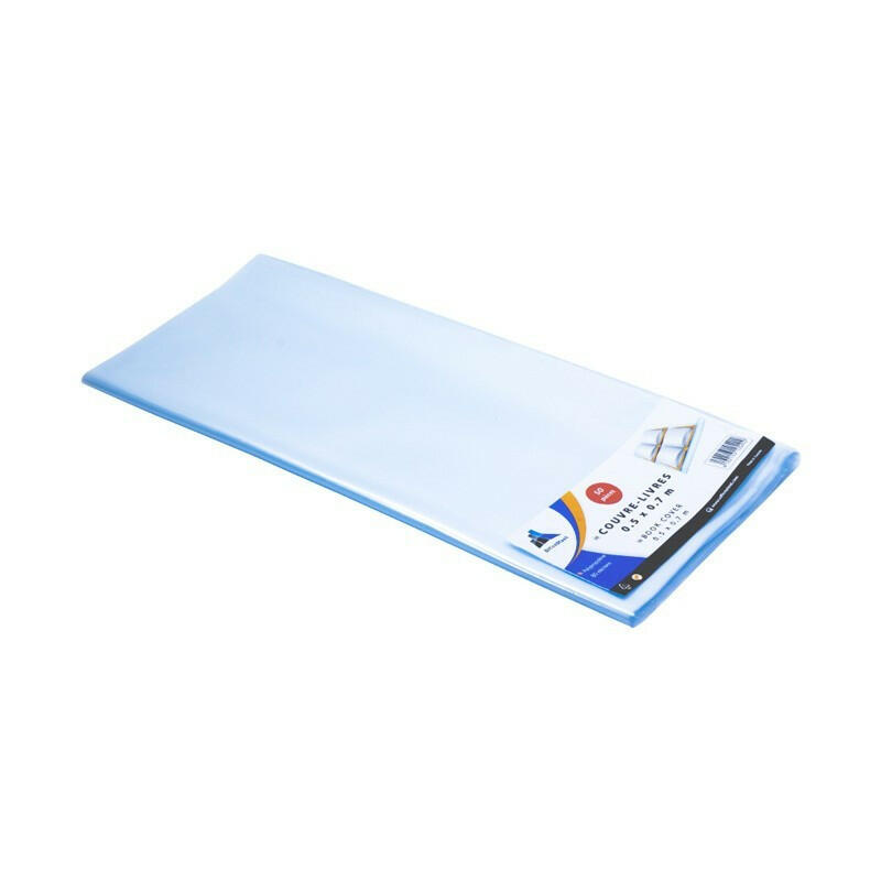 Couvre Livre Officeplast 0.7×0.5 Incolore 80 Mic.