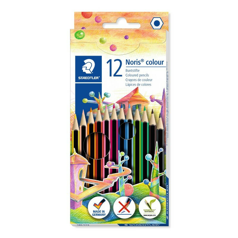 Crayons de Couleur Staedtler Noris 12/18 REF 185 C12.
