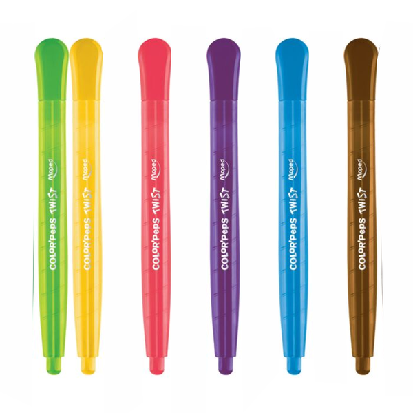 Maped - Crayon de Cire Smart Plastic.