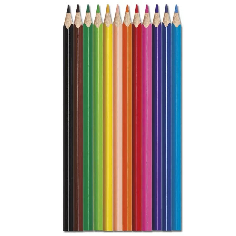 Maped - Crayons Couleurs Color'Peps, Boîte Métallique de 12.