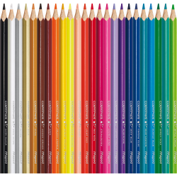 Maped - Crayons de Couleur Triangulaires en Bois 24/18.