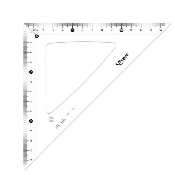 Maped - Équerre Incassable 21cm 45°.