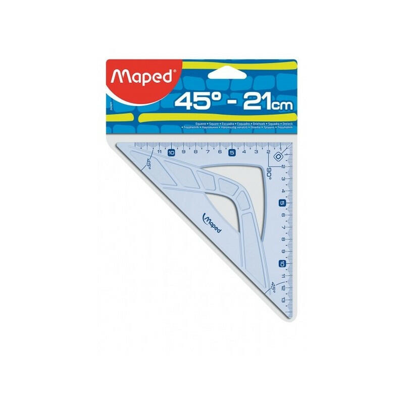 Équerre 45° / 21 cm – Maped Geometric 242421.