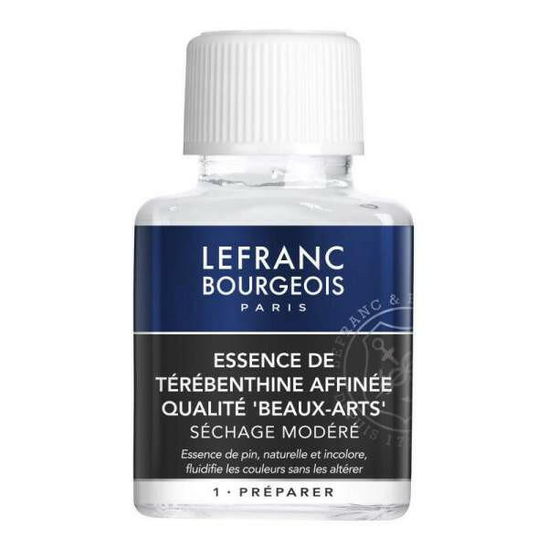 Essence de Térébenthine Rectifiée 75 ml - Lefranc & Bourgeois.