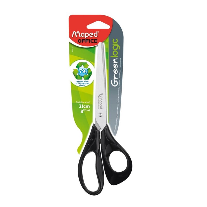 Maped - Ciseau en blister GREENLOGIC 21 cm