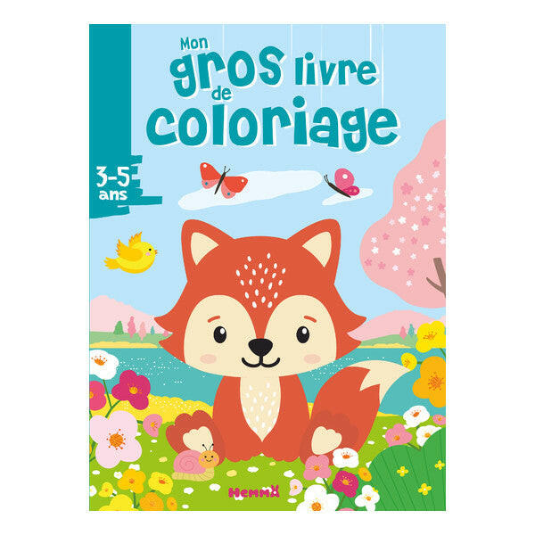 Mon Gros Livre de Coloriage - Renard Printemps.