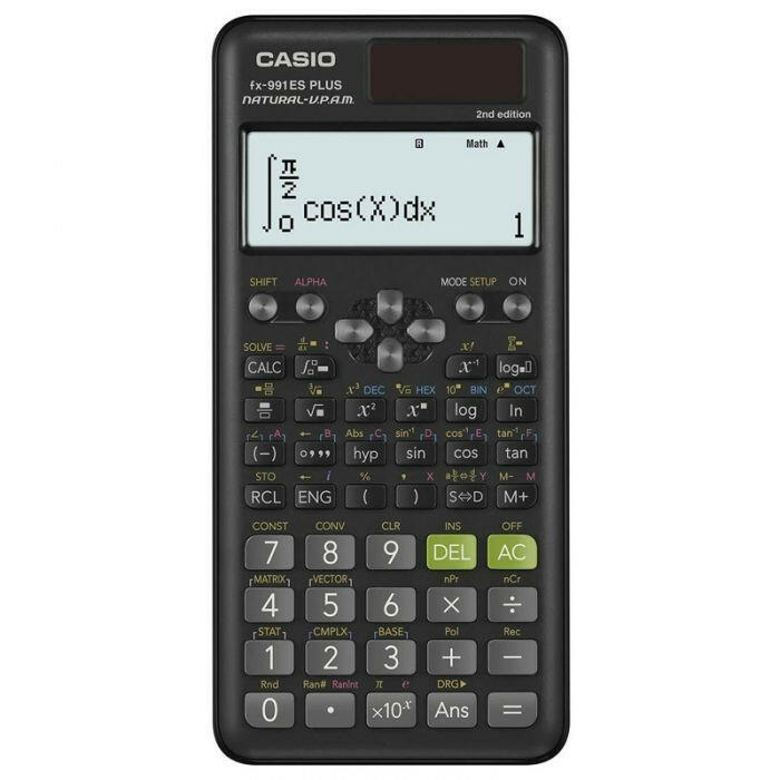 CALCULATRICE SCIENTIFIQUE CASIO FX-991ES 2ND EDITION NOIR.