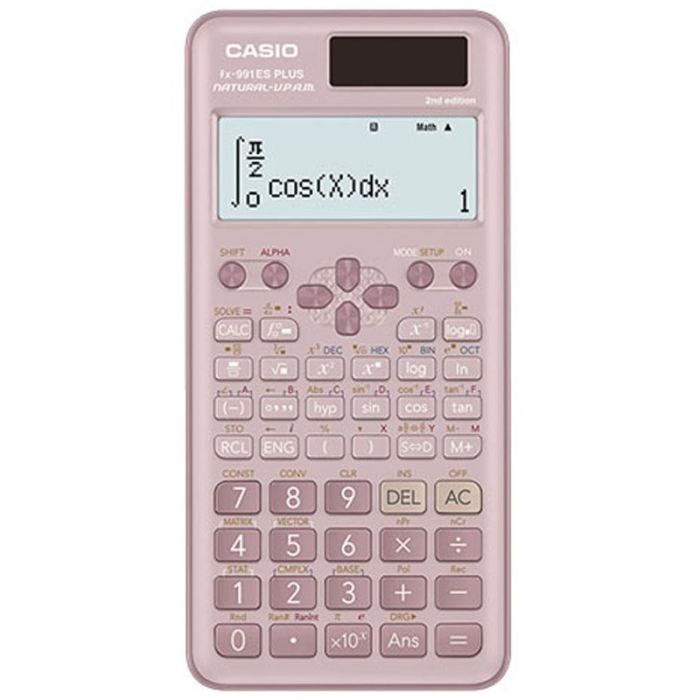 CALCULATRICE SCIENTIFIQUE CASIO FX-991ES 2ND EDITION ROSE