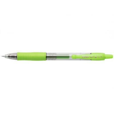 STYLO G-2 07 GEL VERT CITRON PILOT.