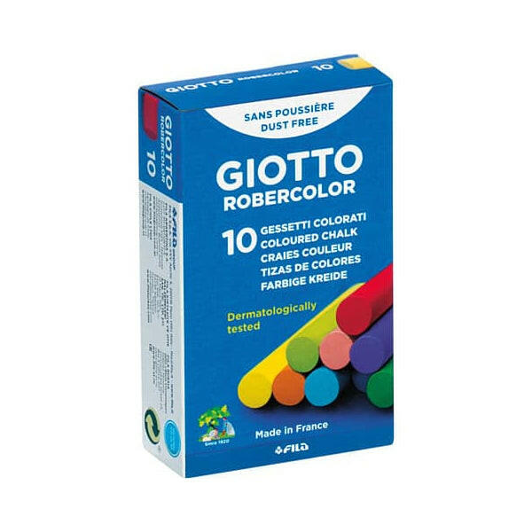 Craies Giotto – Lot de 10 couleurs.