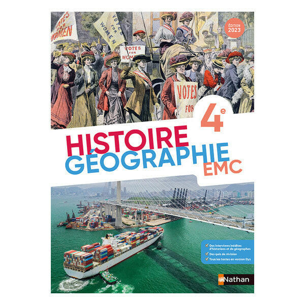 Histoire-Géographie EMC 4e - Manuel (2023).