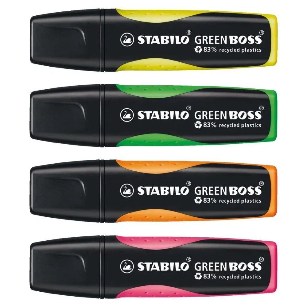 Stabilo Green Boss - Set Bureau de 4.