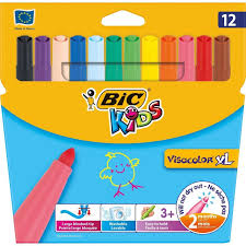 BIC - Feutres 12 Visacolor XL