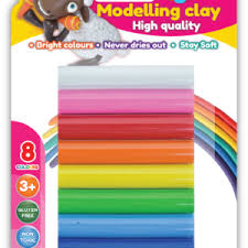 PATE A MODELER KIDDY CLAY DE 8 ST-100-8