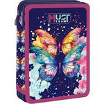 Trousse Plate 2 Poches Must Team – Butterfly.