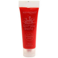 Acrylic Red 75ml – Keyroad.