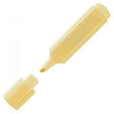 MARQ FLUO JAUNE PASTEL FABER-CASTELL.