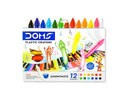 CRAYONS PLASTIQUE DOMMY 12PCS DOMS