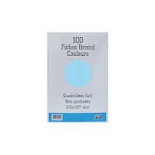Fiche Bristol Ribat GM – Assorties (paq. 100).