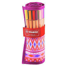 Stabilo - Pack de 25 feutres Point 88 Pointe fine (Fille).