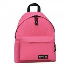 SAC A DOS UNI CITY ROSE FONCE.
