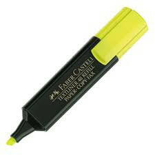 MARQ FLUO JAUNE FABER CASTELL.