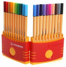 Stabilo - Lot de 20 Stylos Point Fine POINT 88